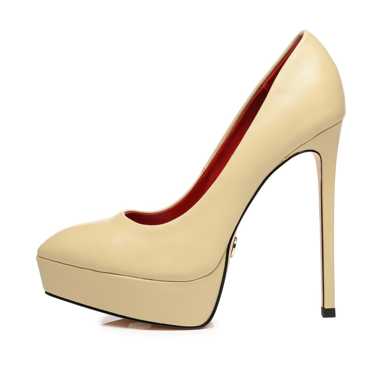 Nude platform heels discount