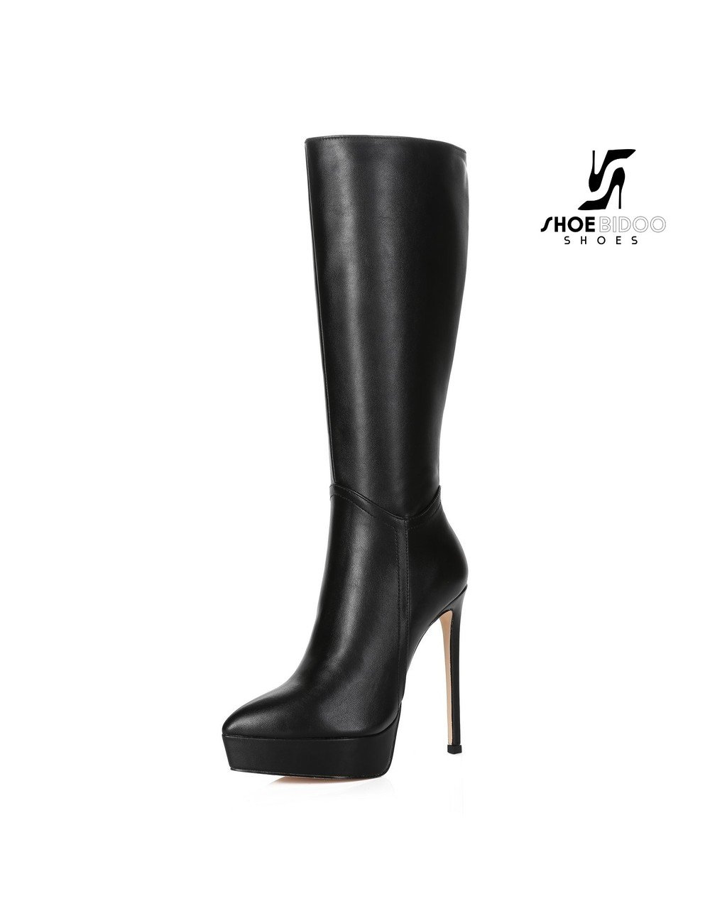 Giaro Giaro Platform knee boots SARAYA in black with 14cm heels - Giaro ...