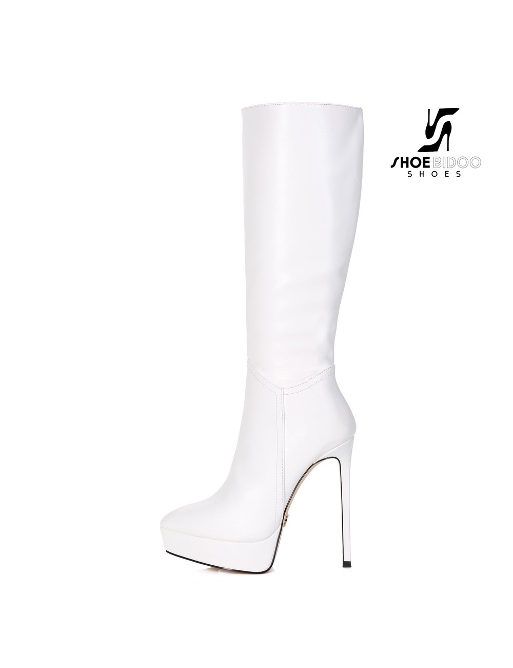 Giaro Giaro Platform knee boots SARAYA in white