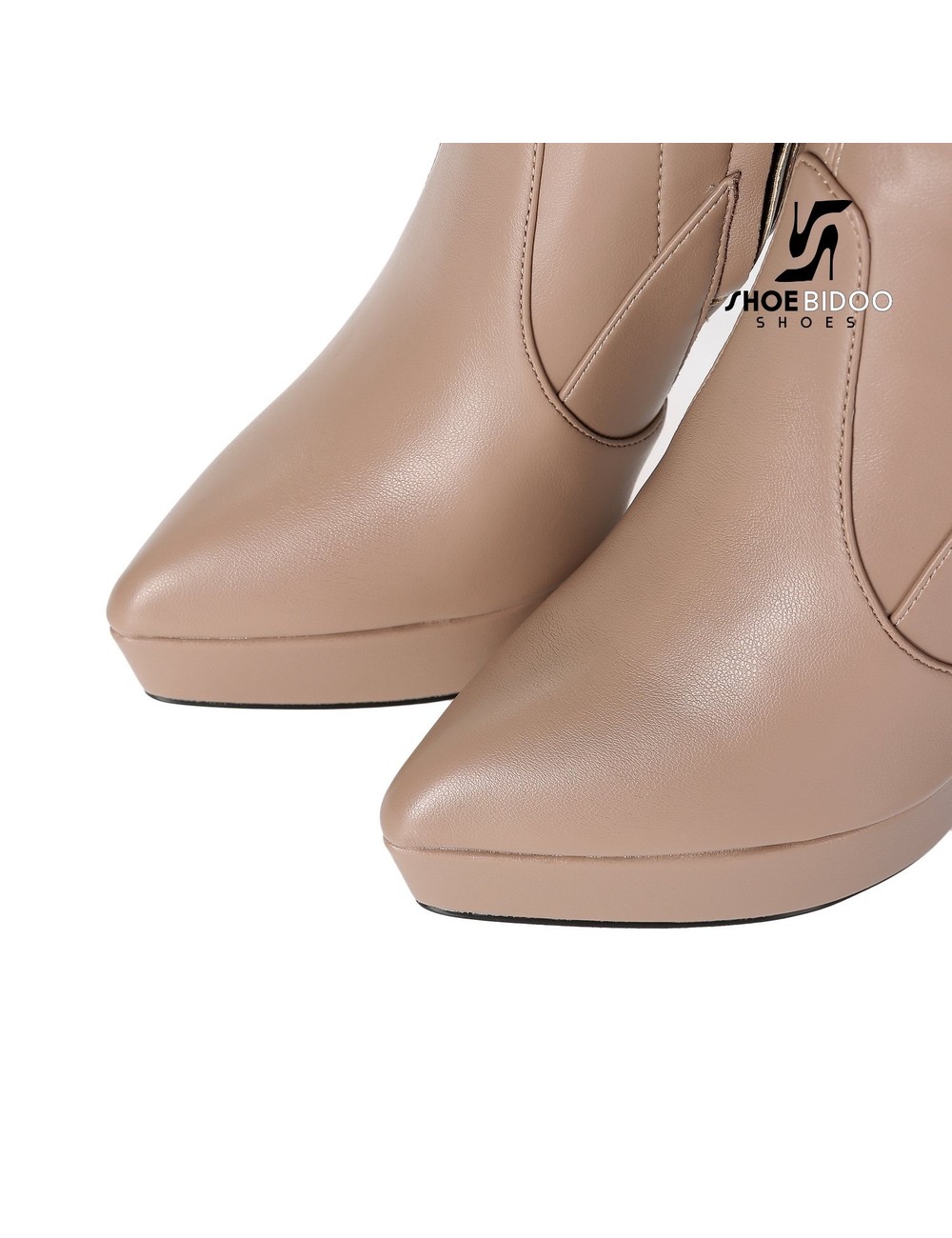 Giaro Giaro Platform thigh boots SPIRE in taupe