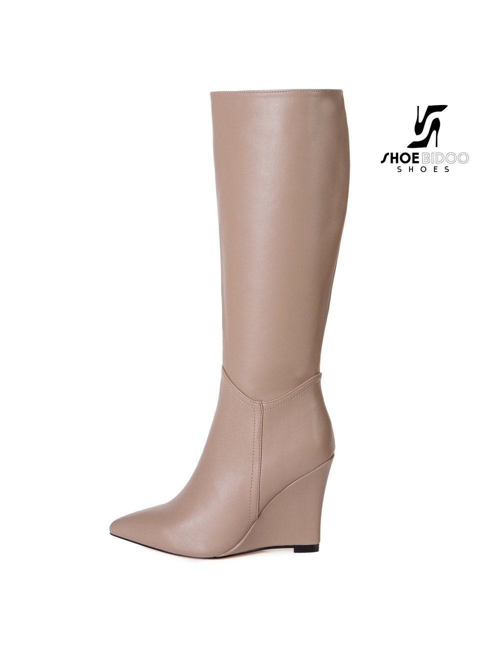 Giaro Giaro Kniestiefel mit Keilabsatz ELLA in Taupe