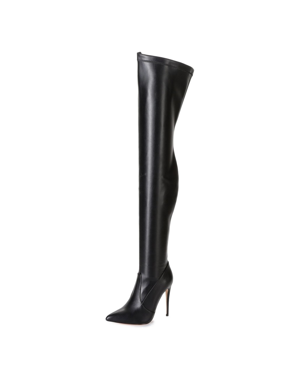 Giaro ARABELLA BLACK MATTE THIGH BOOTS Bootilicious style - Giaro High ...