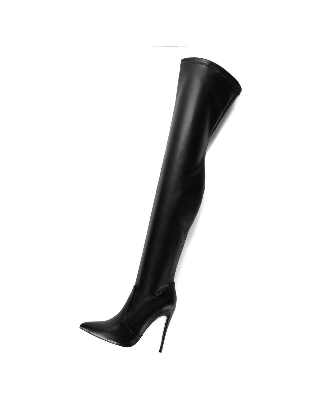 Giaro ARABELLA | SCHWARZE MATTE | Oberschenkelstiefel | Italienischer Stil