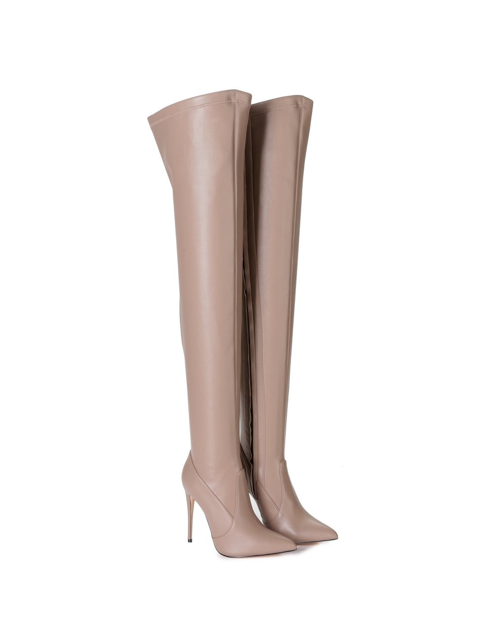 Giaro ARABELLA | TAUPE MATTE | THIGH BOOTS | Italian Style