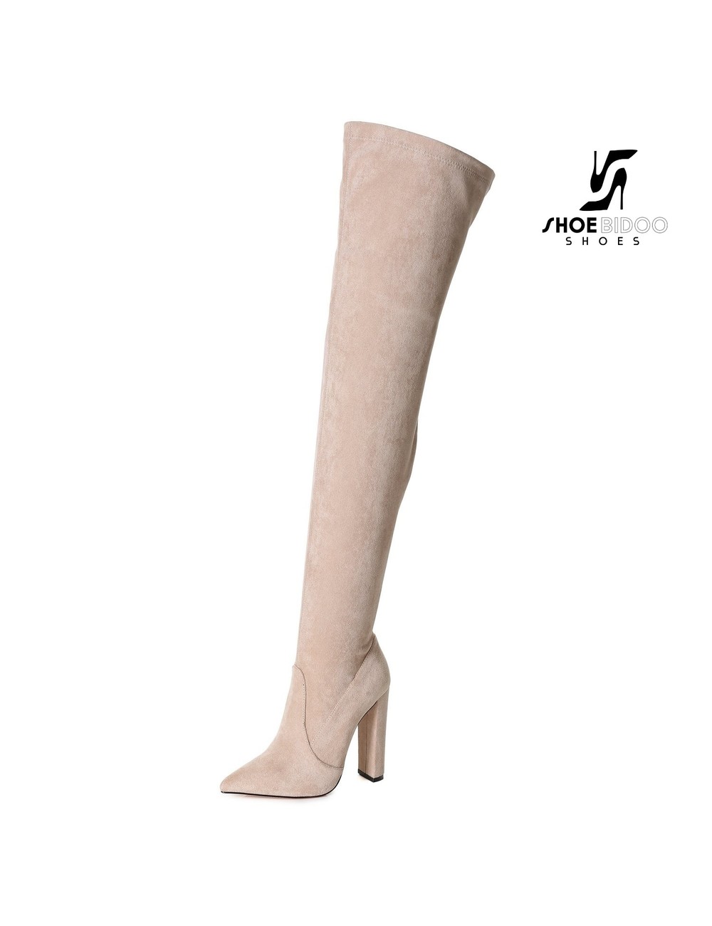 Giaro Giaro fashion thigh boots TRINKET in stone suede