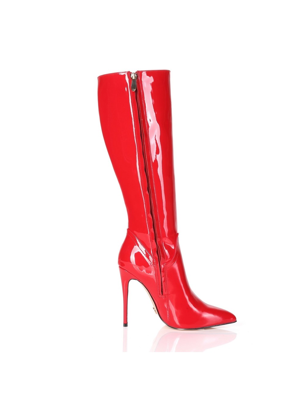 Giaro MILA | RED SHINY | KNEE BOOTS | Italian Style