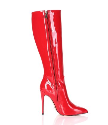 Giaro MILA | RED SHINY | KNEE BOOTS | Italian Style