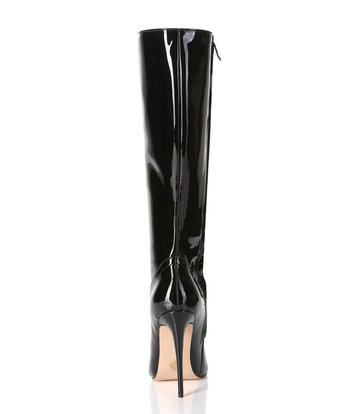 Giaro MILA | BLACK SHINY | KNEE BOOTS | Italian Style