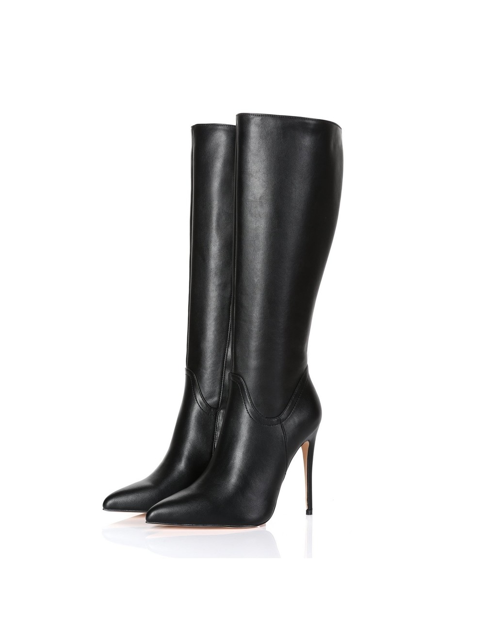 Giaro MILA | SCHWARZ MATT | KNIESTIEFEL | Italienischer Stil