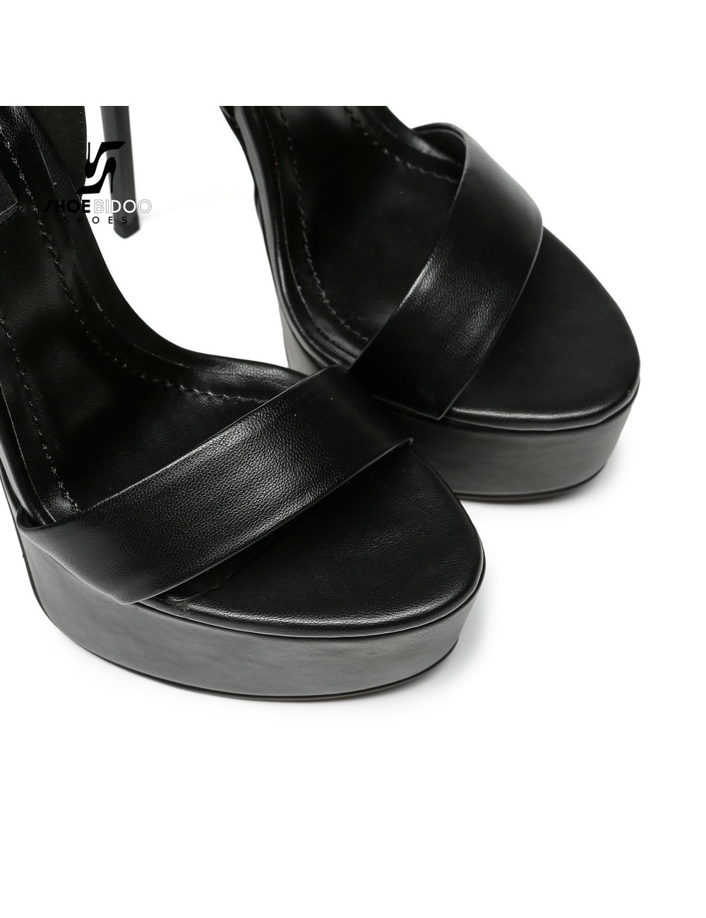 Giaro Black Giaro MINA high ankle belt sandals