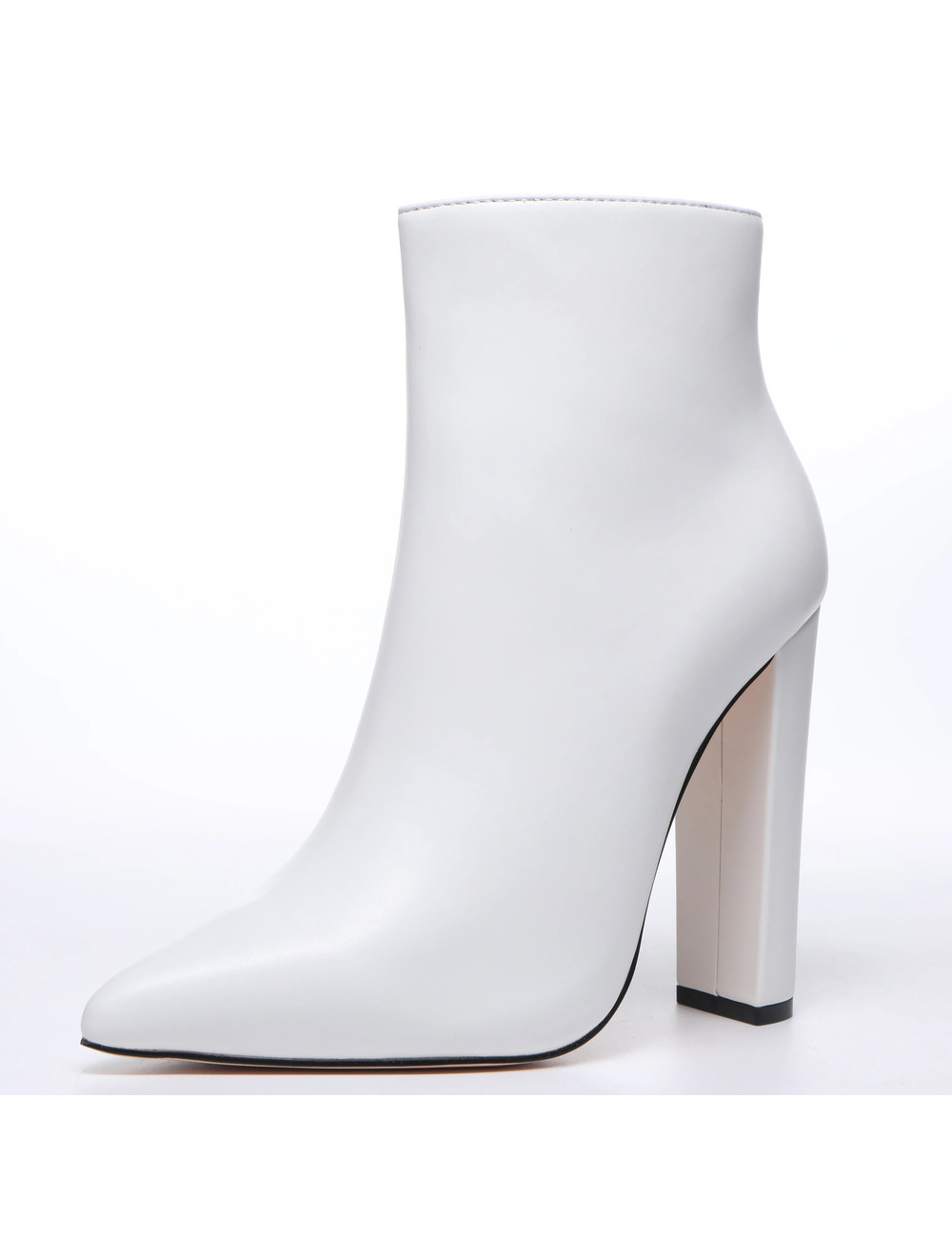 Giaro Giaro ALIA WHITE MATTE ANKLE BOOTS