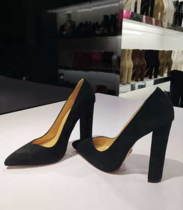 Giaro Giaro ALINA BLACK VELOUR PUMPS