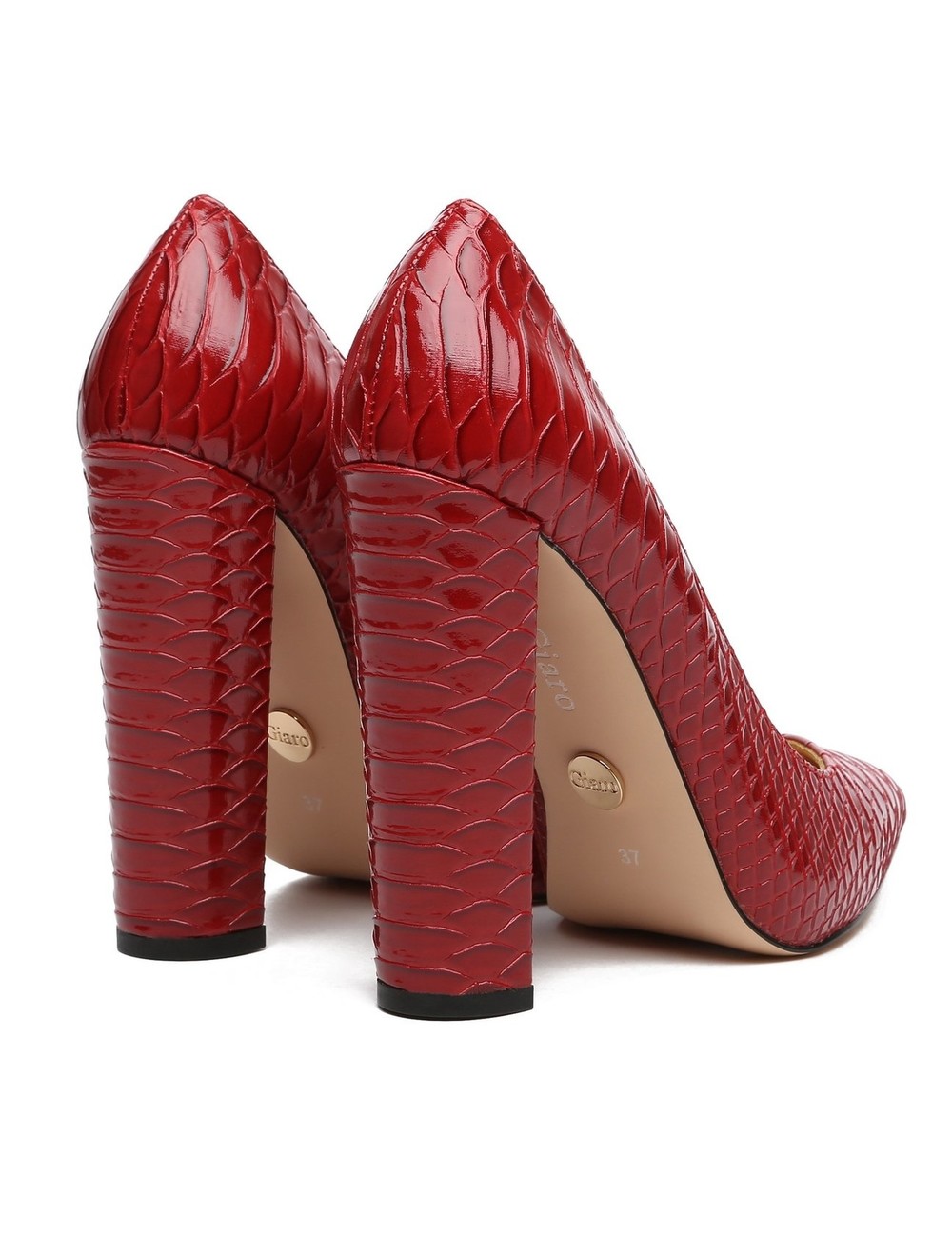 Giaro Giaro ALINA RED SNAKE PUMPS