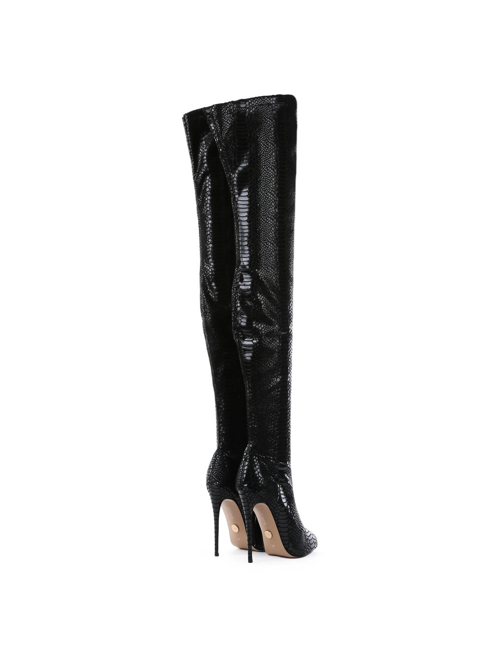 Giaro Giaro BELINDA SCHWARZE SNAKE OBERSCHENKELSTIEFEL