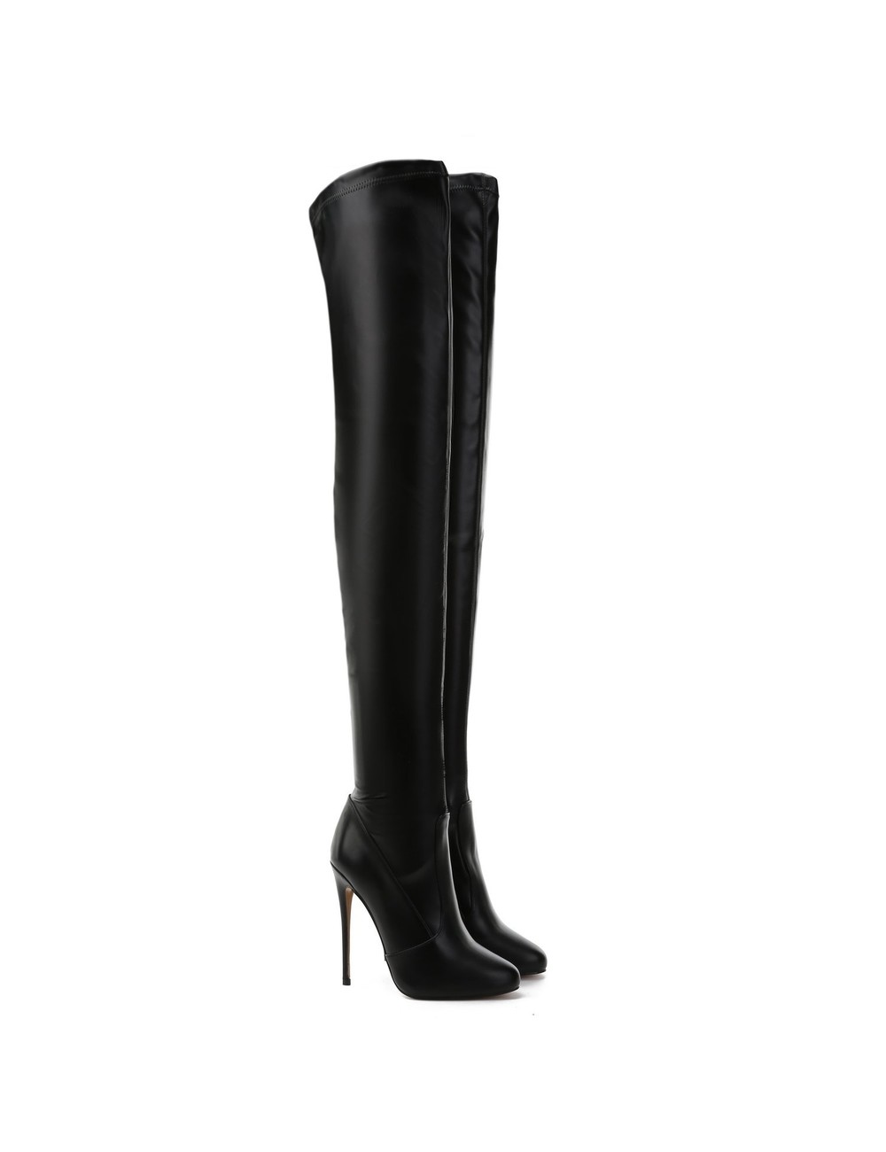 Giaro Giaro BELINDA BLACK MATTE OBERSCHENKELSTIEFEL