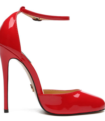 Giaro Giaro BELLA RED SHINY OPEN PUMPS