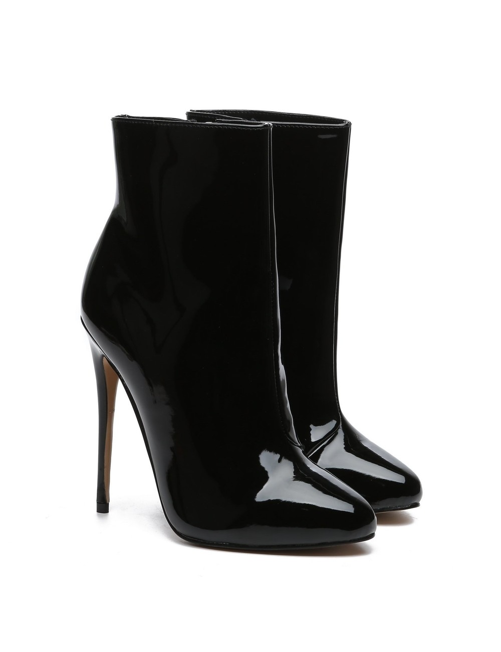 Giaro BOND BLACK SHINY ANKLE BOOTS - Giaro High Heels | Official store ...