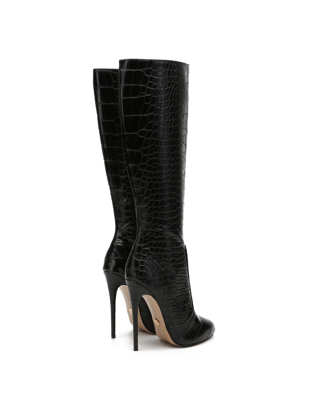 Giaro Giaro BRANDY BLACK CROCK KNEE BOOTS