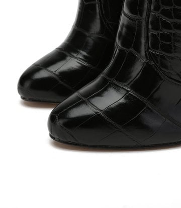 Giaro Giaro BRANDY BLACK CROCK KNEE BOOTS