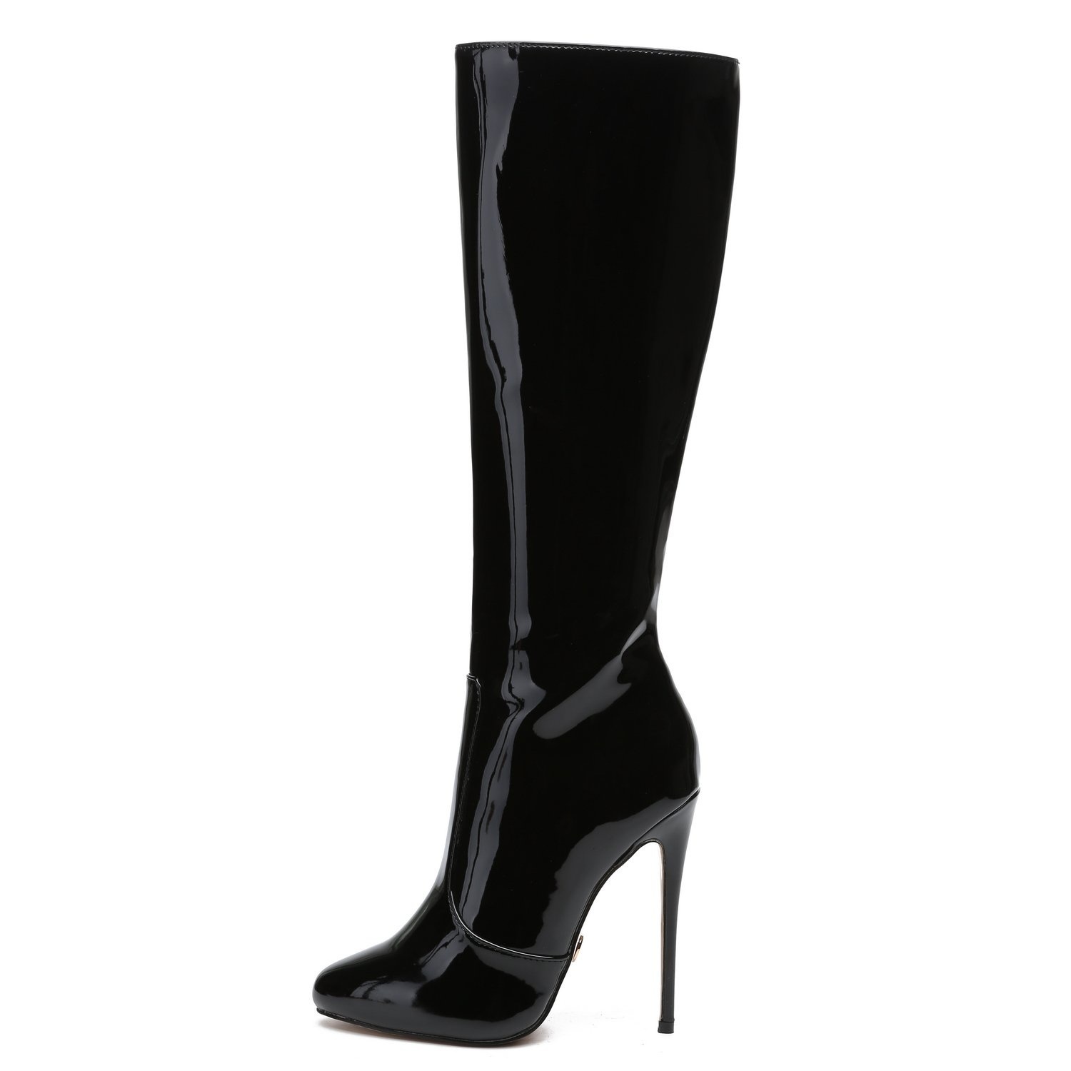 Giaro BRANDY BLACK SHINY KNEE BOOTS - Giaro High Heels | Official store ...