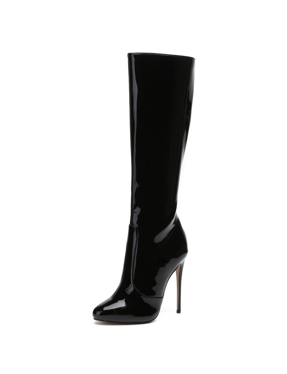 Giaro BRANDY BLACK SHINY KNEE BOOTS - Giaro High Heels | Official store ...