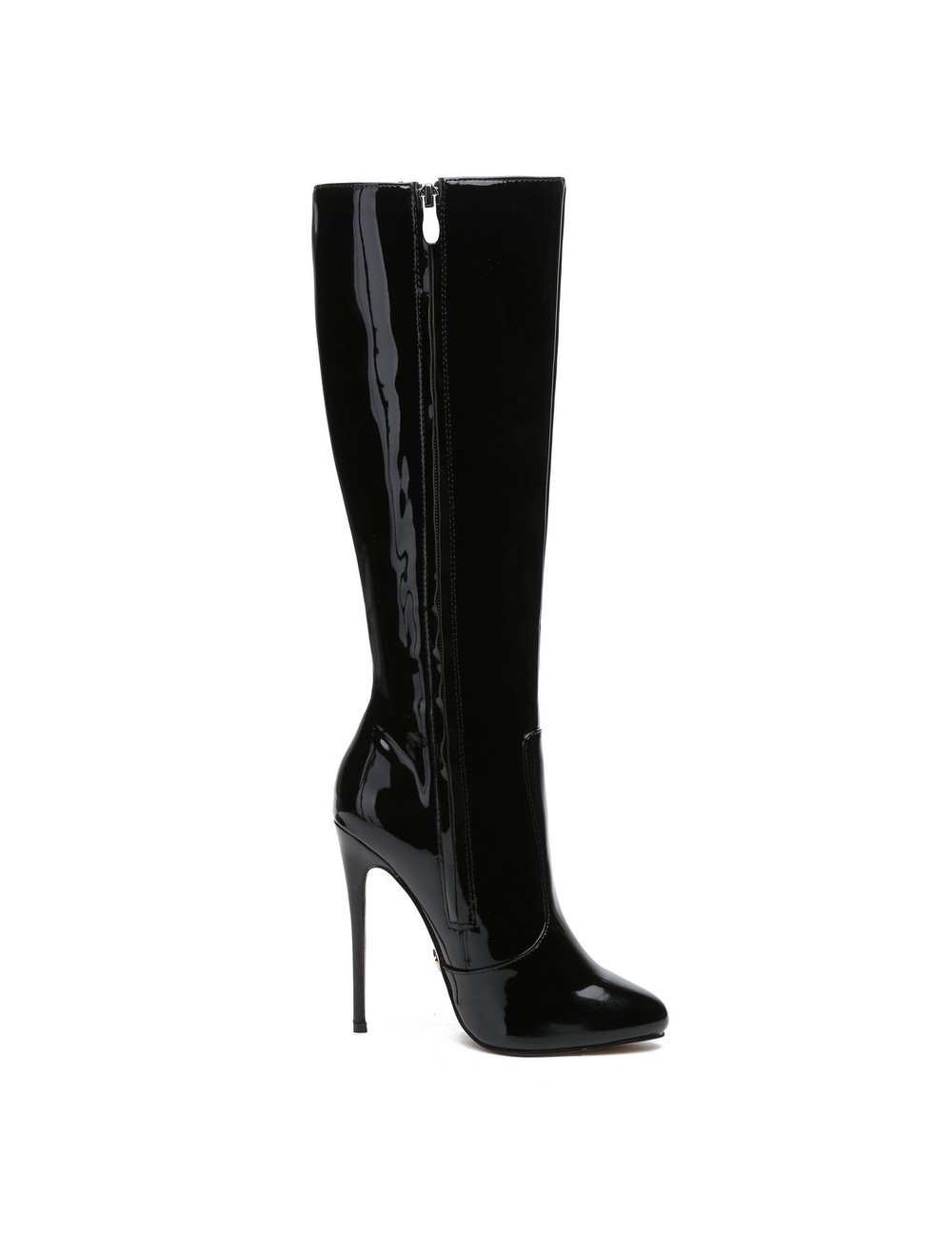 Giaro BRANDY BLACK SHINY KNEE BOOTS - Giaro High Heels | Official store ...