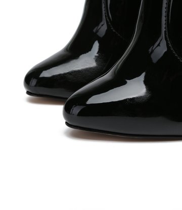 Giaro Giaro BRANDY BLACK SHINY KNEE BOOTS