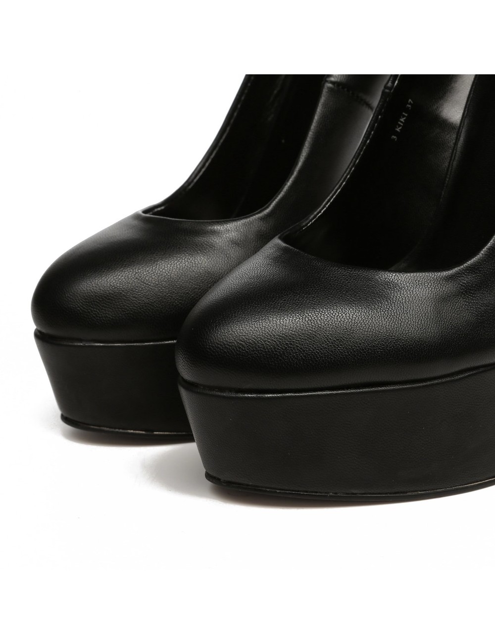 Giaro Giaro KIKI BLACK MATTE PLATFORM PUMPS