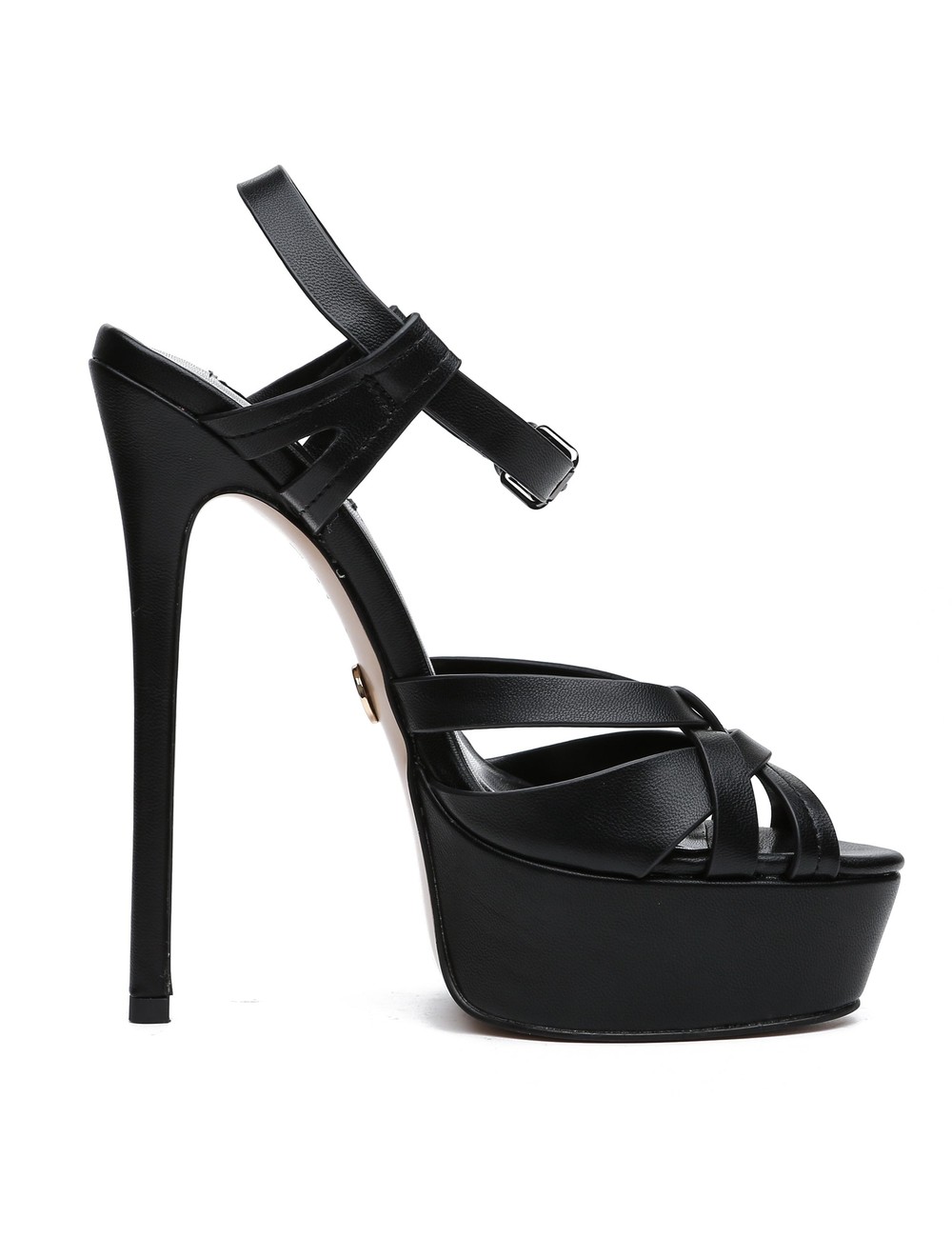 Giaro Giaro KORI BLACK MATTE SANDALS