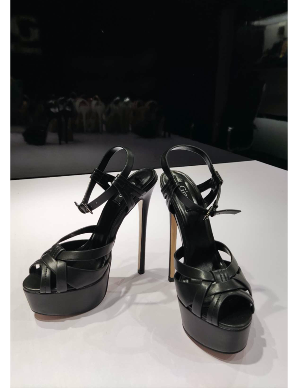 Giaro Giaro KORI BLACK MATTE SANDALS