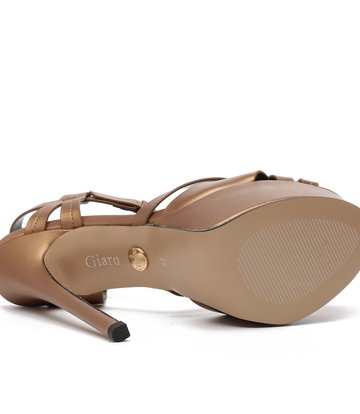 Giaro Giaro KORI BRONZE MATTE SANDALS