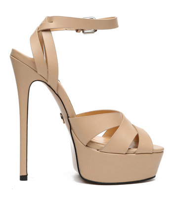 Giaro Giaro KROSS NUDE MATTE SANDALS