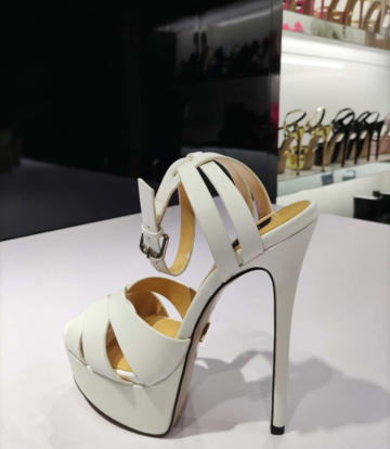 Giaro Giaro KROSS WHITE MATTE SANDALEN