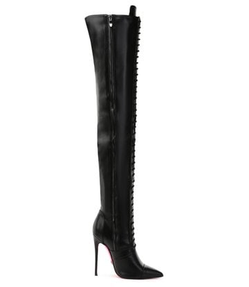 Giaro Giaro MASTER BLACK MATTE LACE THIGH BOOTS