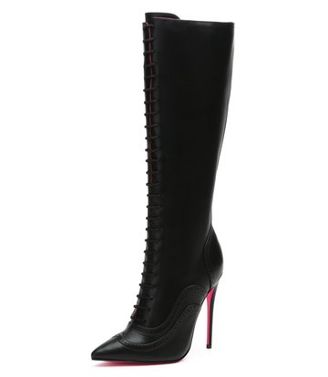 Giaro Giaro MILANA BLACK MATTE SCHNÜRSTIEFEL