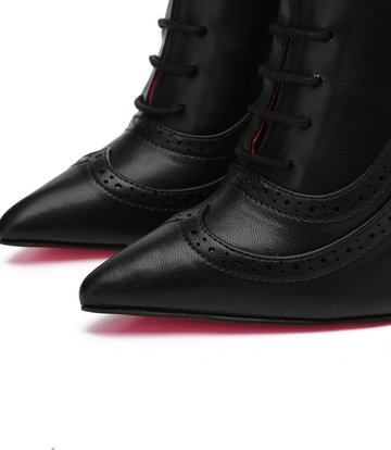 Giaro Giaro MILANA BLACK MATTE SCHNÜRSTIEFEL