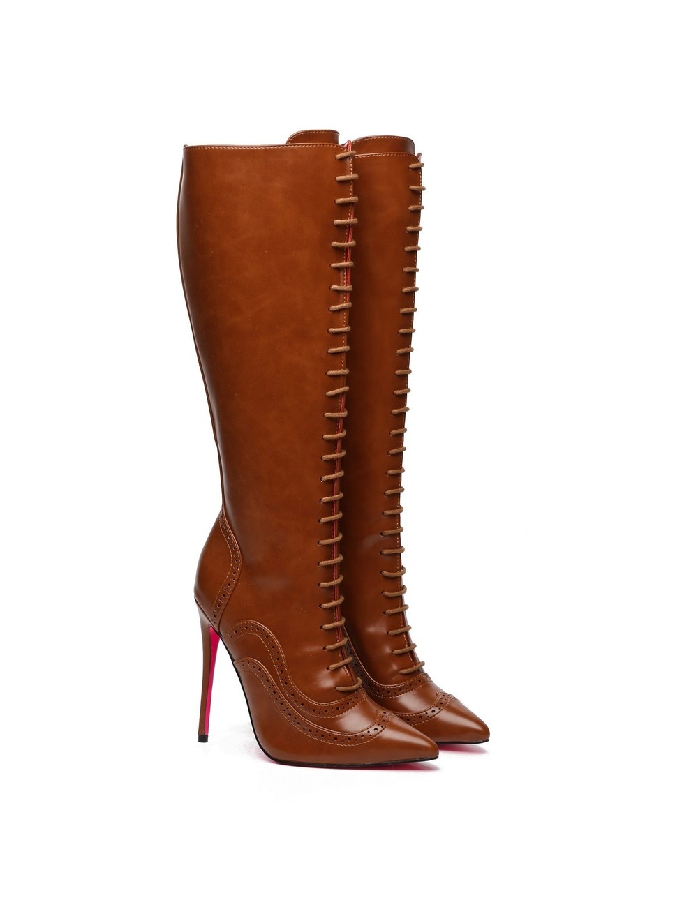 Giaro Giaro MILANA BROWN MATTE SCHNÜRSTIEFEL