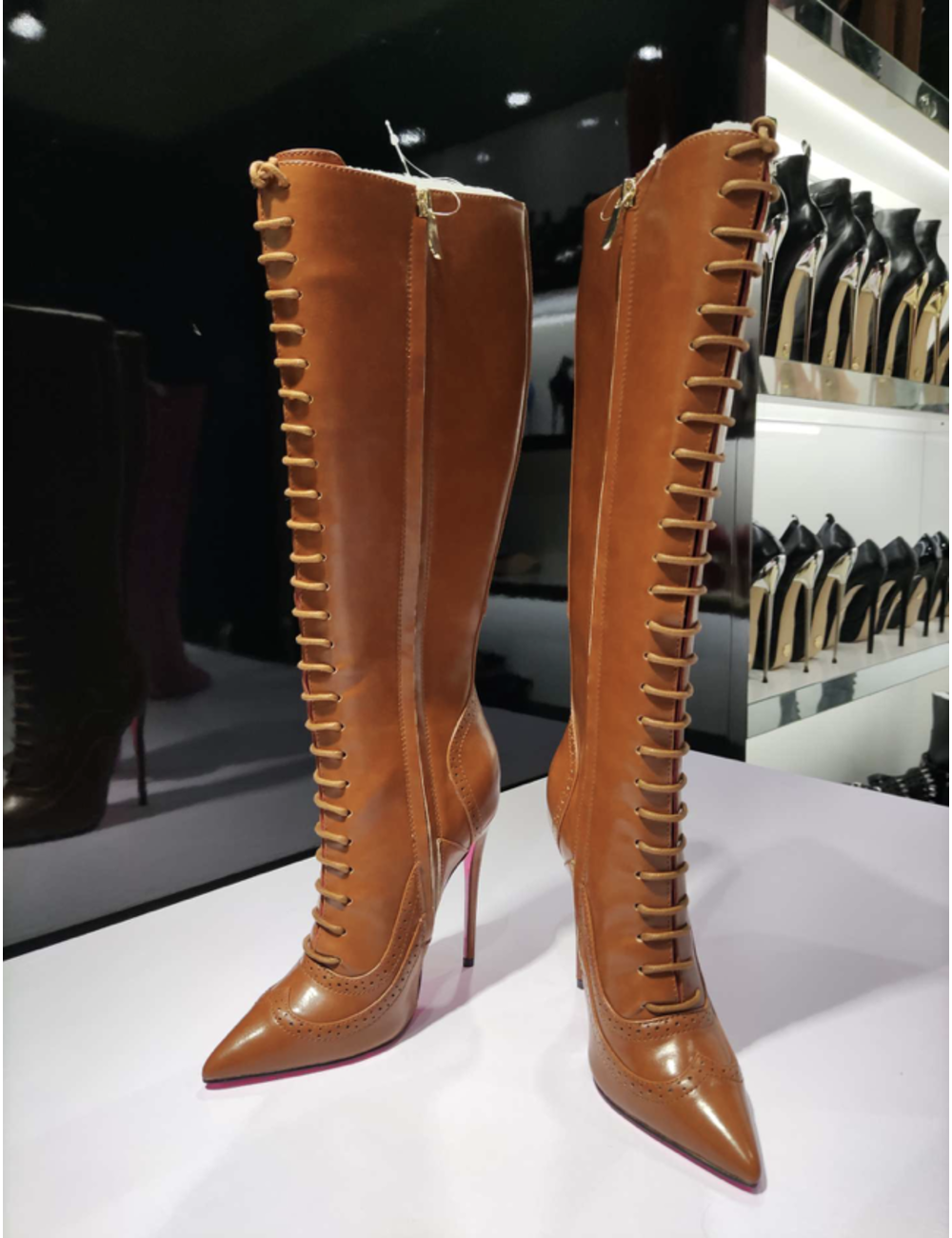 Giaro Giaro MILANA BROWN MATTE SCHNÜRSTIEFEL