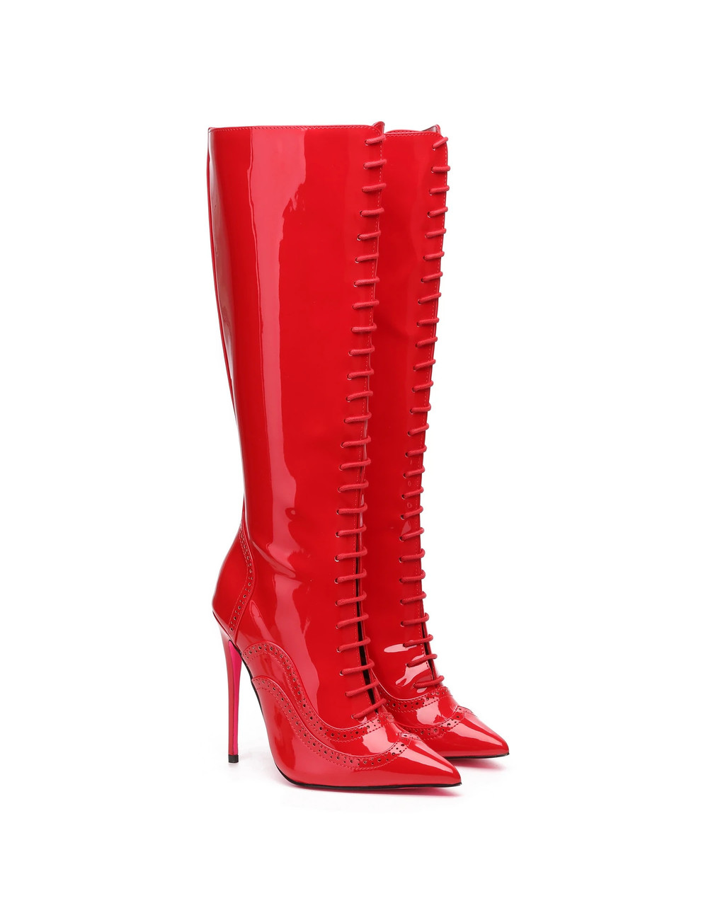 Giaro Giaro MILANA ROT GLÄNZENDE REITSTIEFEL