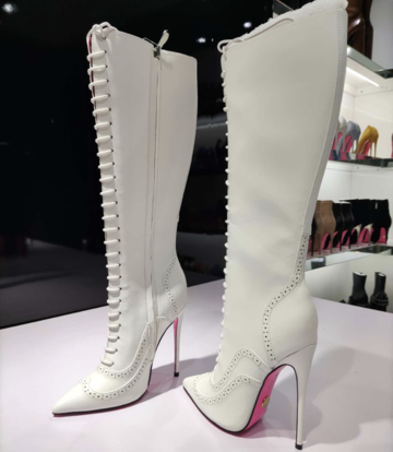 Giaro Giaro MILANA WHITE MATTE SCHNÜRSTIEFEL