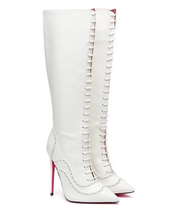 Giaro Giaro MILANA WHITE MATTE SCHNÜRSTIEFEL