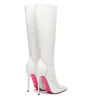 Giaro Giaro MILANA WHITE MATTE SCHNÜRSTIEFEL