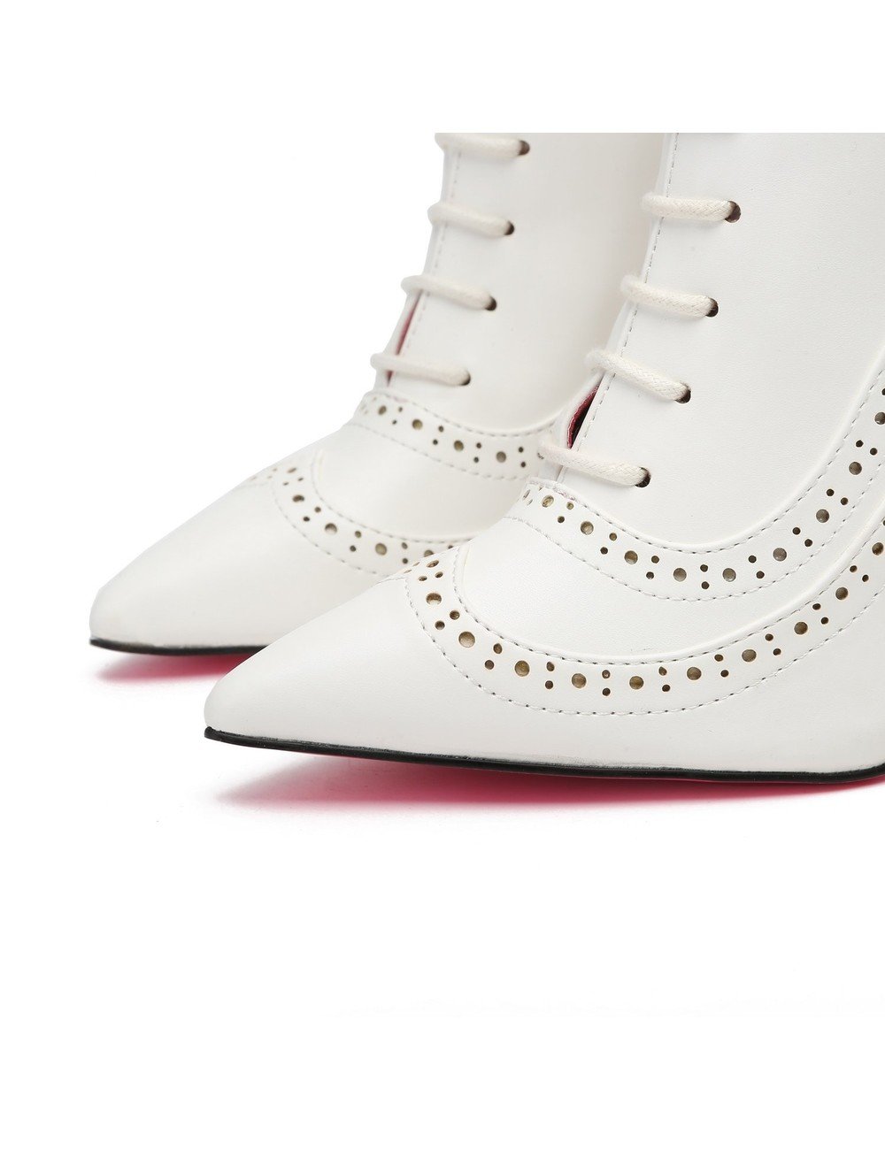 Giaro Giaro MILANA WHITE MATTE LACE KNEE BOOTS