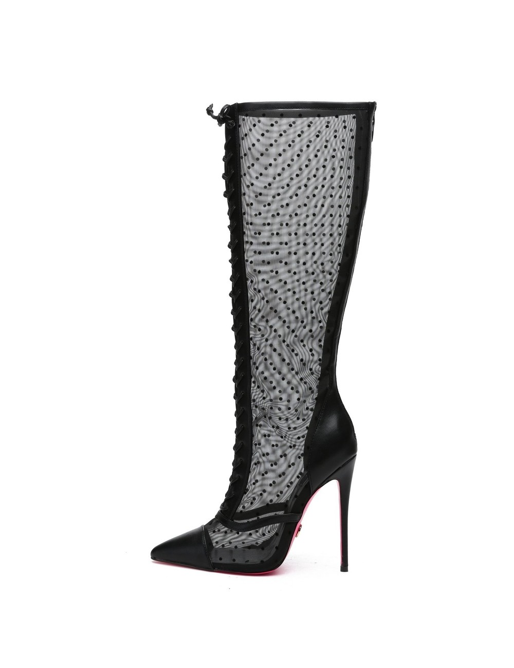 Giaro Giaro PIKANTE BLACK MESH SCHNÜRSTIEFEL