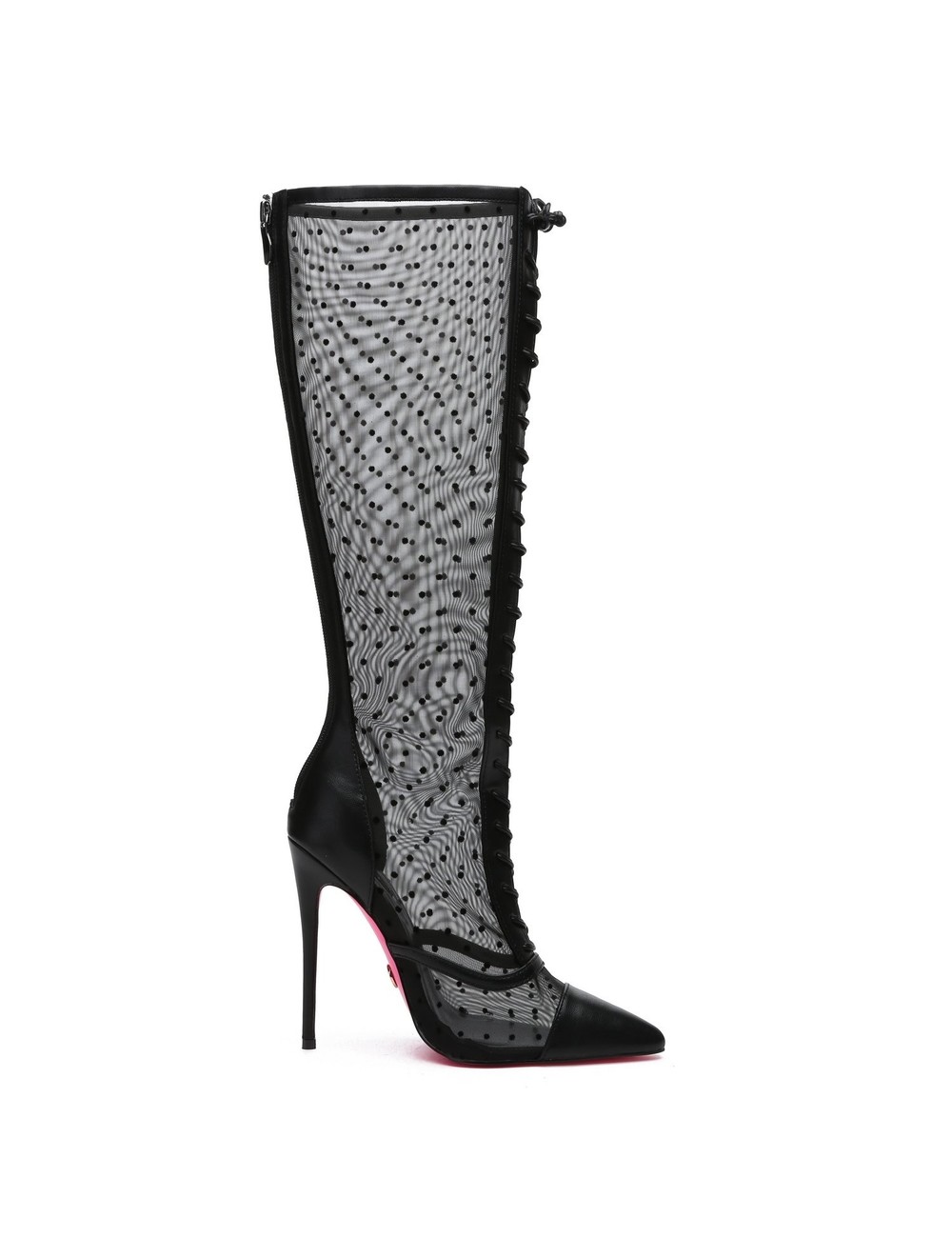 Giaro Giaro PIKANTE BLACK MESH SCHNÜRSTIEFEL