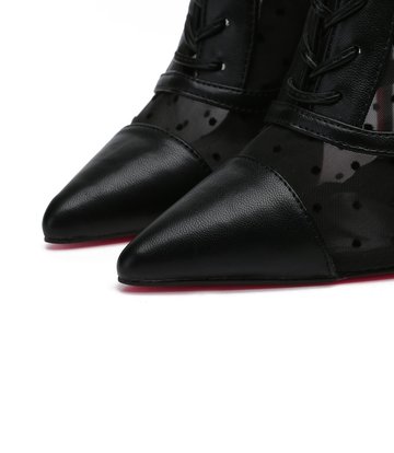 Giaro Giaro PIKANTE BLACK MESH SCHNÜRSTIEFEL