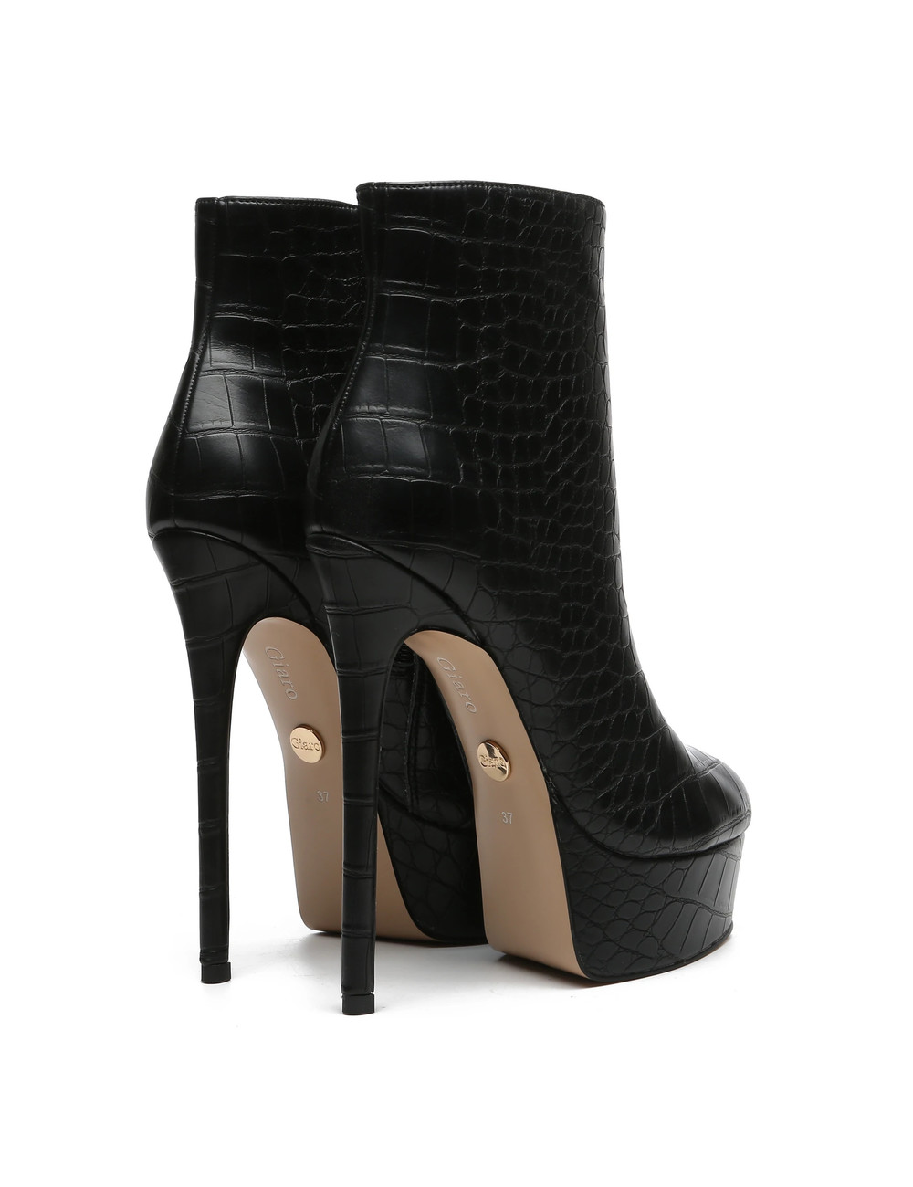 Giaro Giaro SIDDY BLACK CROCK ANKLE BOOTS