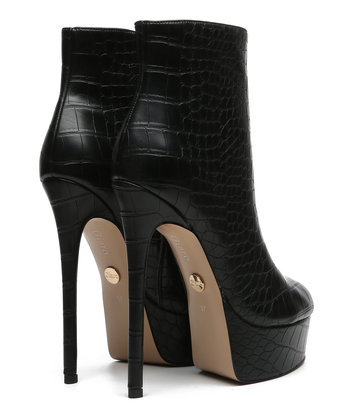 Giaro Giaro SIDDY BLACK CROCK ANKLE BOOTS