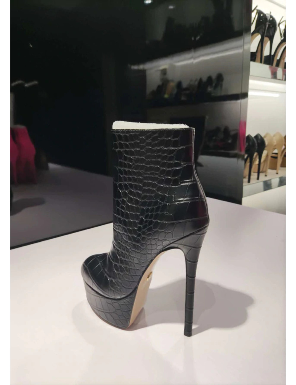 Giaro Giaro SIDDY BLACK CROCK ANKLE BOOTS