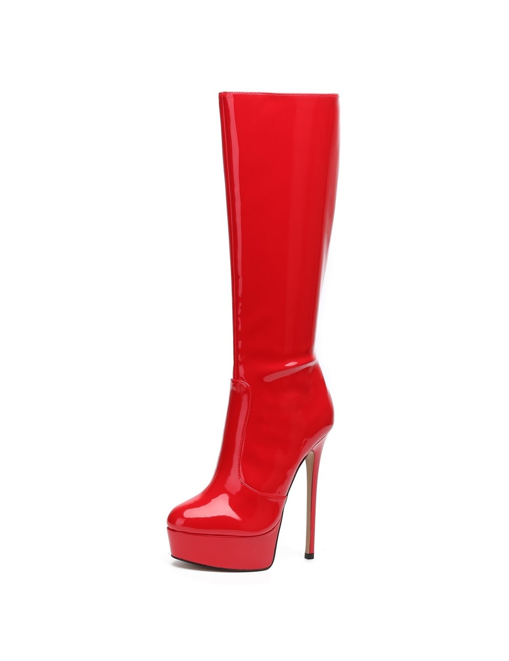 Giaro Giaro STACKSTAND ROT GLÄNZEND KNIESTIEFEL